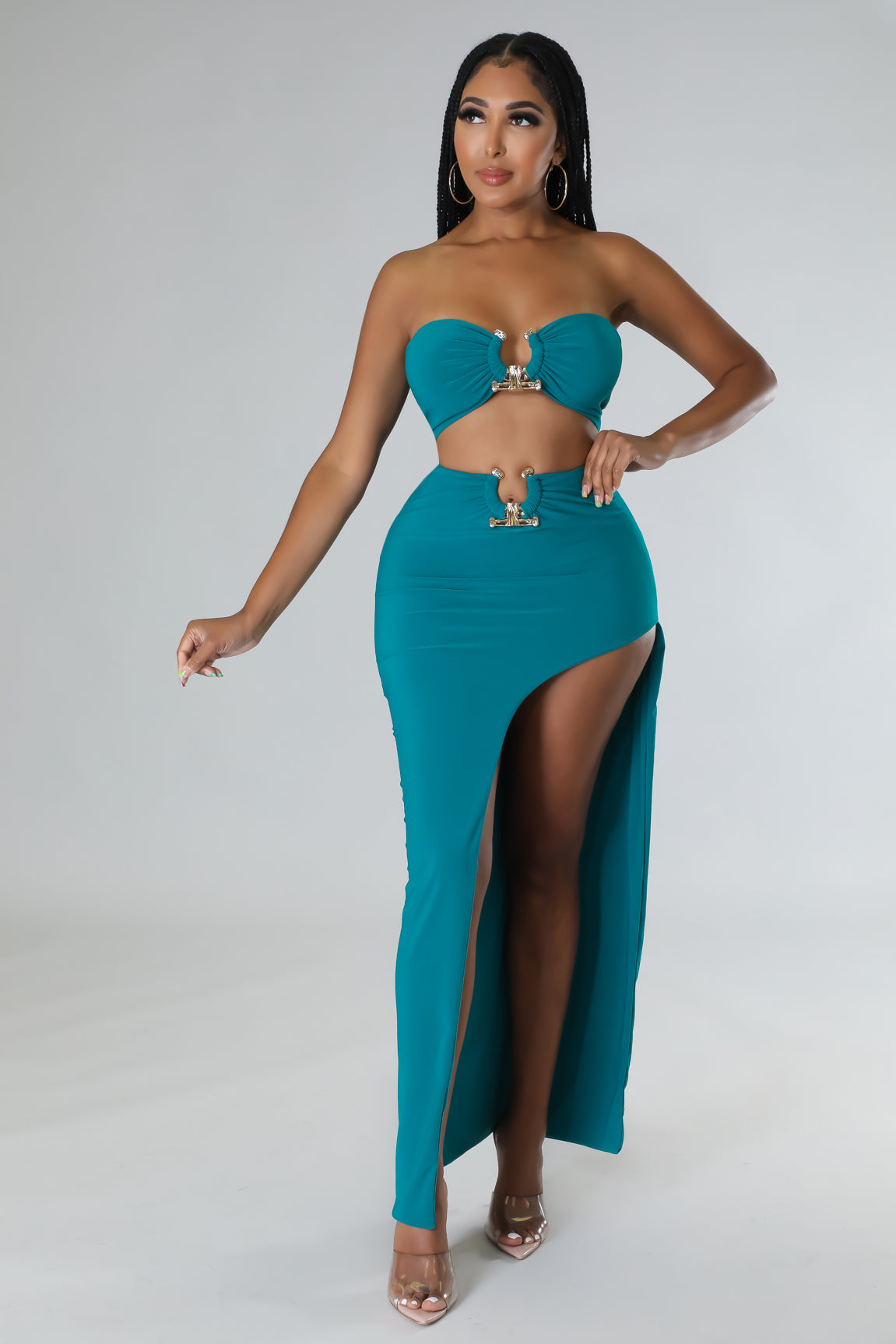 Unapologetic Baddie Skirt Set