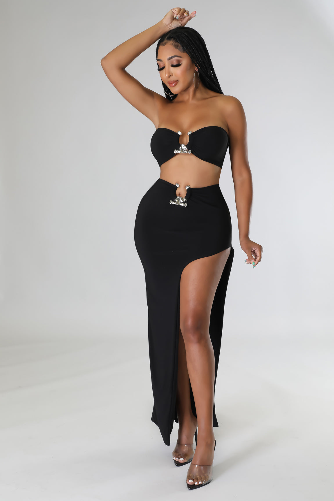 Unapologetic Baddie Skirt Set