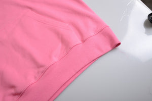 Cotton Pink Hoodie